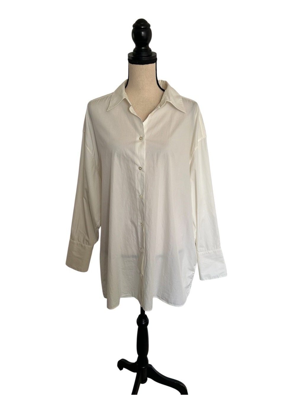The Row Oversized Cotton Button Down Shirt